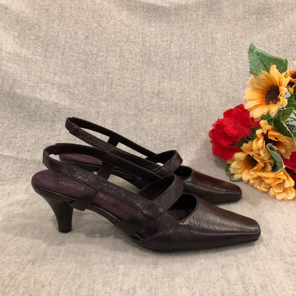 NWT - Aerosoles Eggplant Purple Patent Pumps